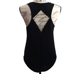 Athleta Modal Blend Back Cut Out Tank Top Size Large Performance Wear